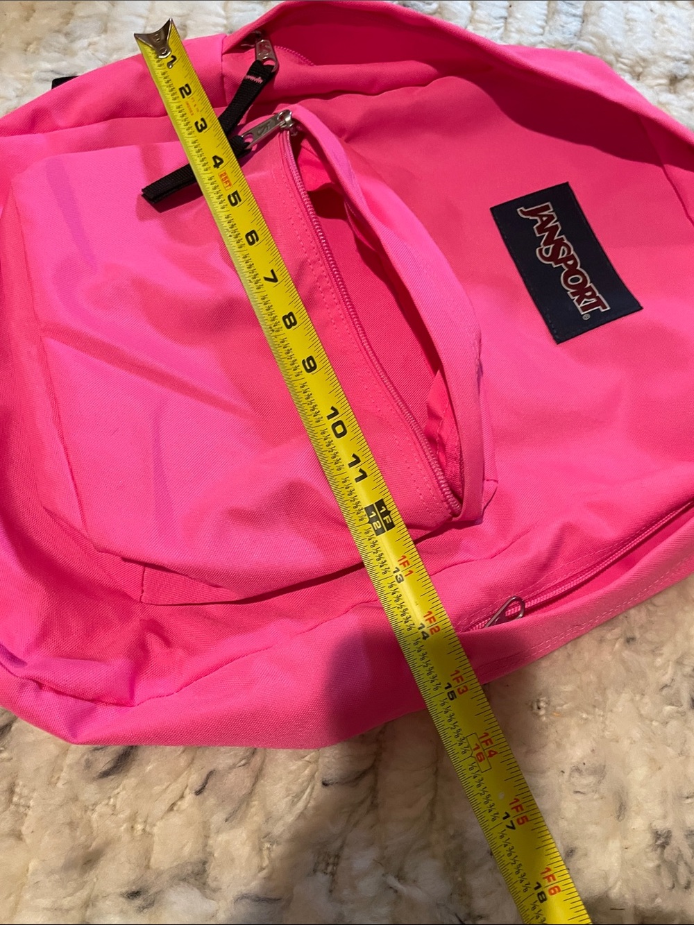 Jansport Bright Pink Everyday Backpack - Picture 8 of 9
